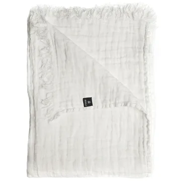 Hannelin throw 130x170 cm - white-white - Himla