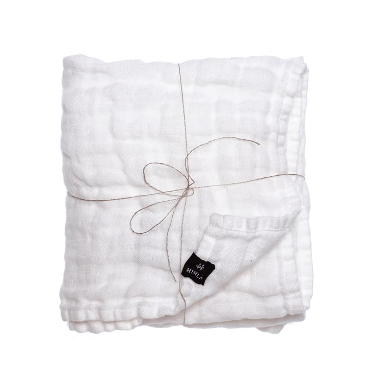 HanneLinen babyfilt 60x110 cm, White-white Himla