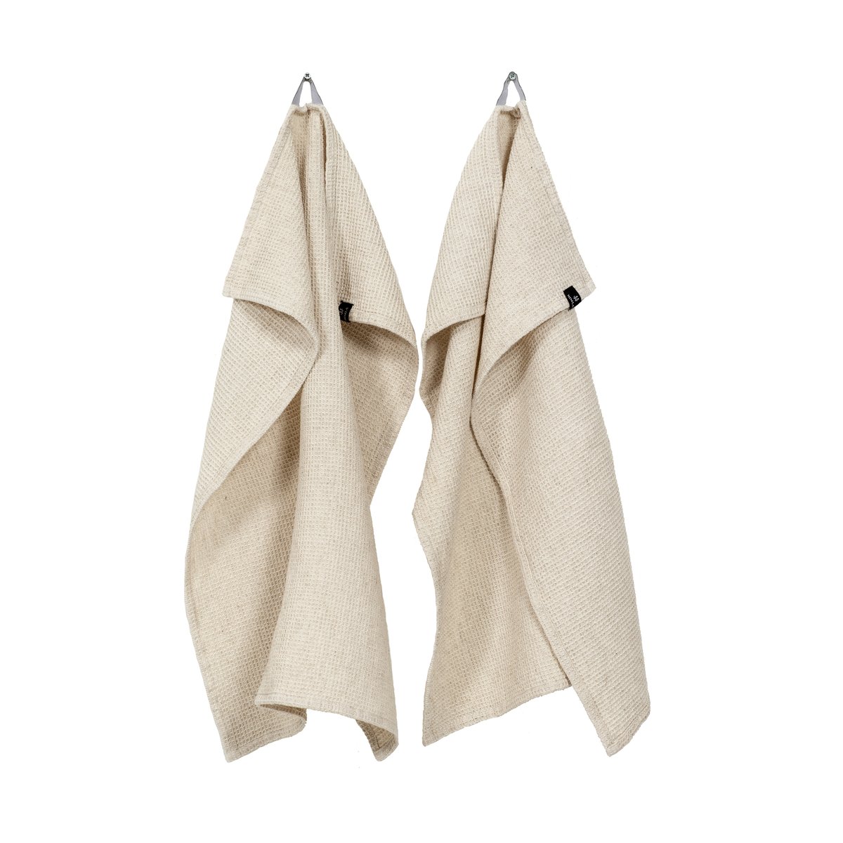 Himla Hetty kitchen towel 50x70 cm 2-pack Oatmeal | Scandinavian Design | Kitchen tea towels | Beige