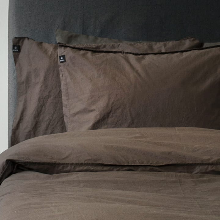 Hope Plain pillowcase 50x60 cm - brownie - Himla