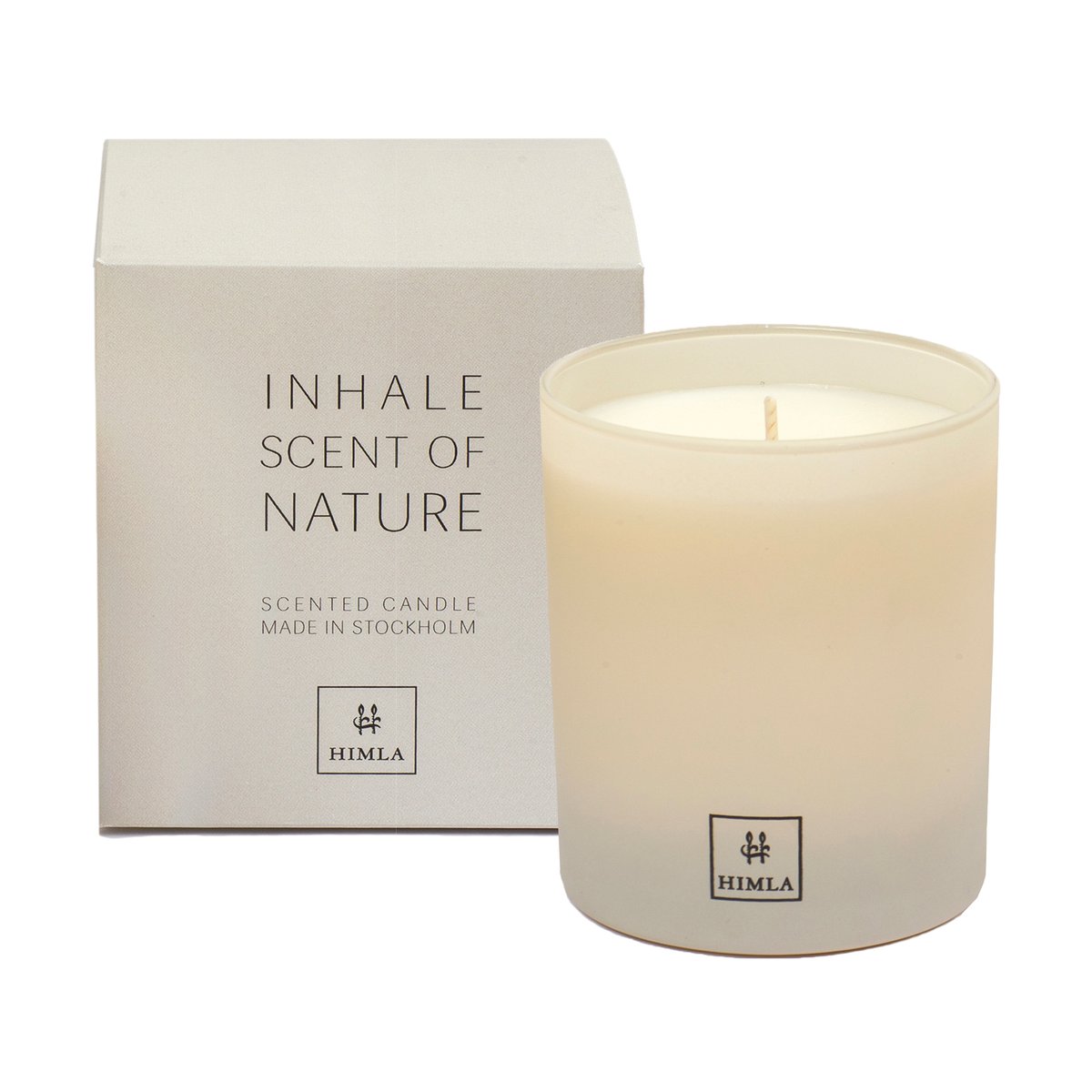 Himla Inhale scented candle 230 g Scent of nature | Scandinavian Design | Scented candles & diffusers | Beige