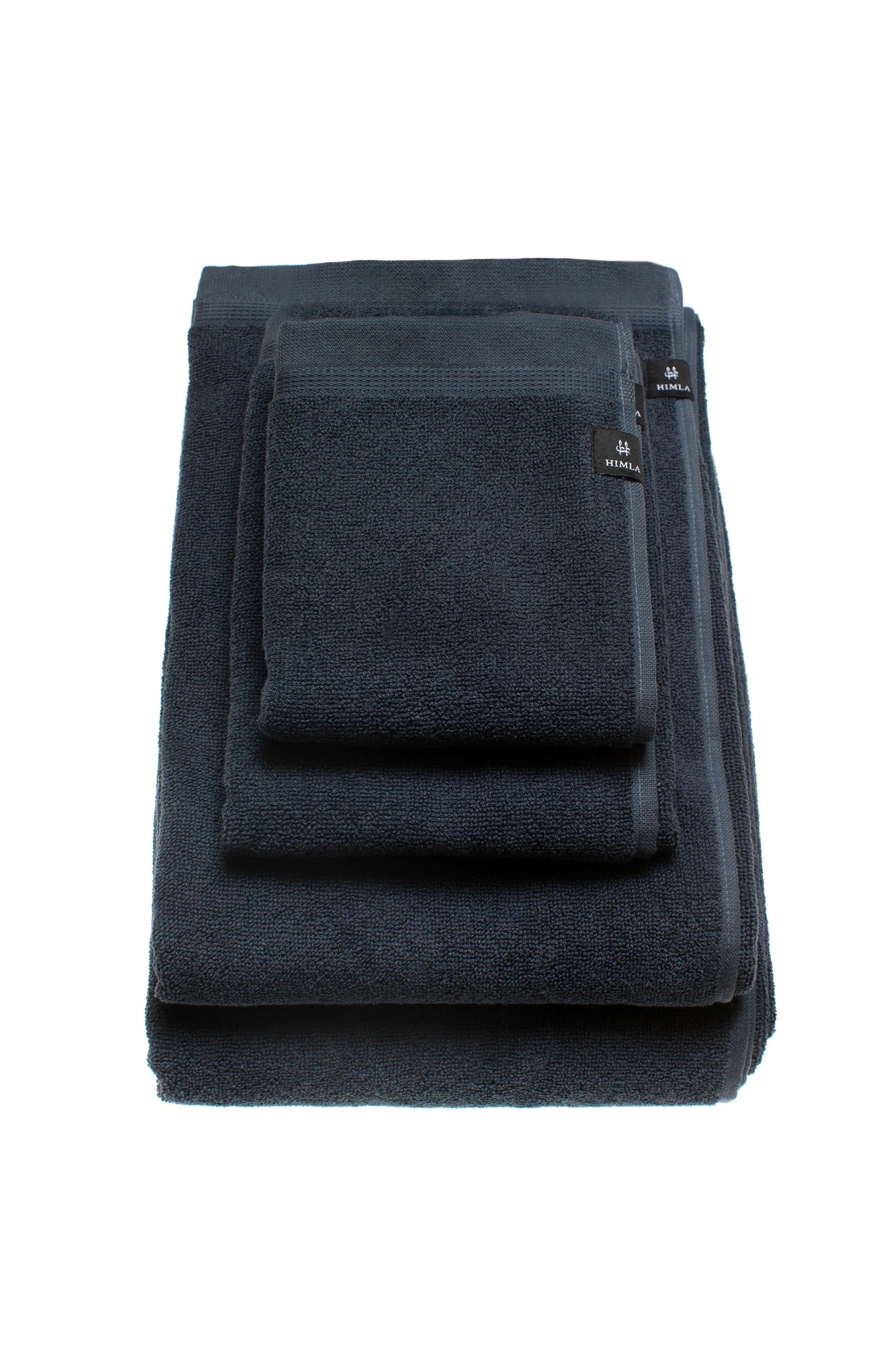 Lina towel indigo, 30x50 cm Himla