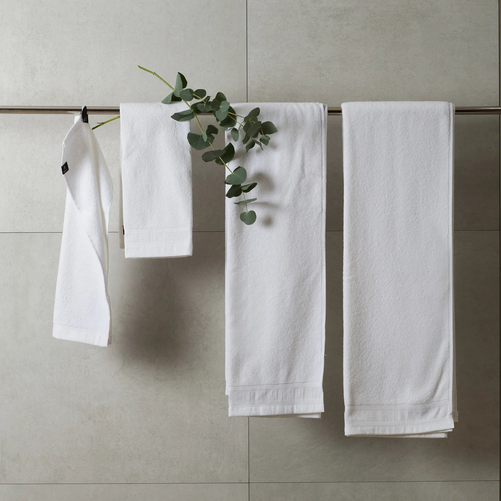 Lina towel white, 30x50 cm Himla