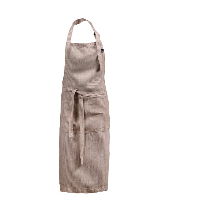 Linus apron 70x100 cm - True red-natural - Himla