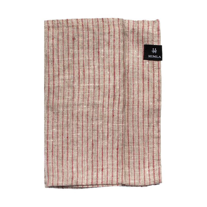 Linus napkin 45x45 cm 4-pack - True red-natural - Himla