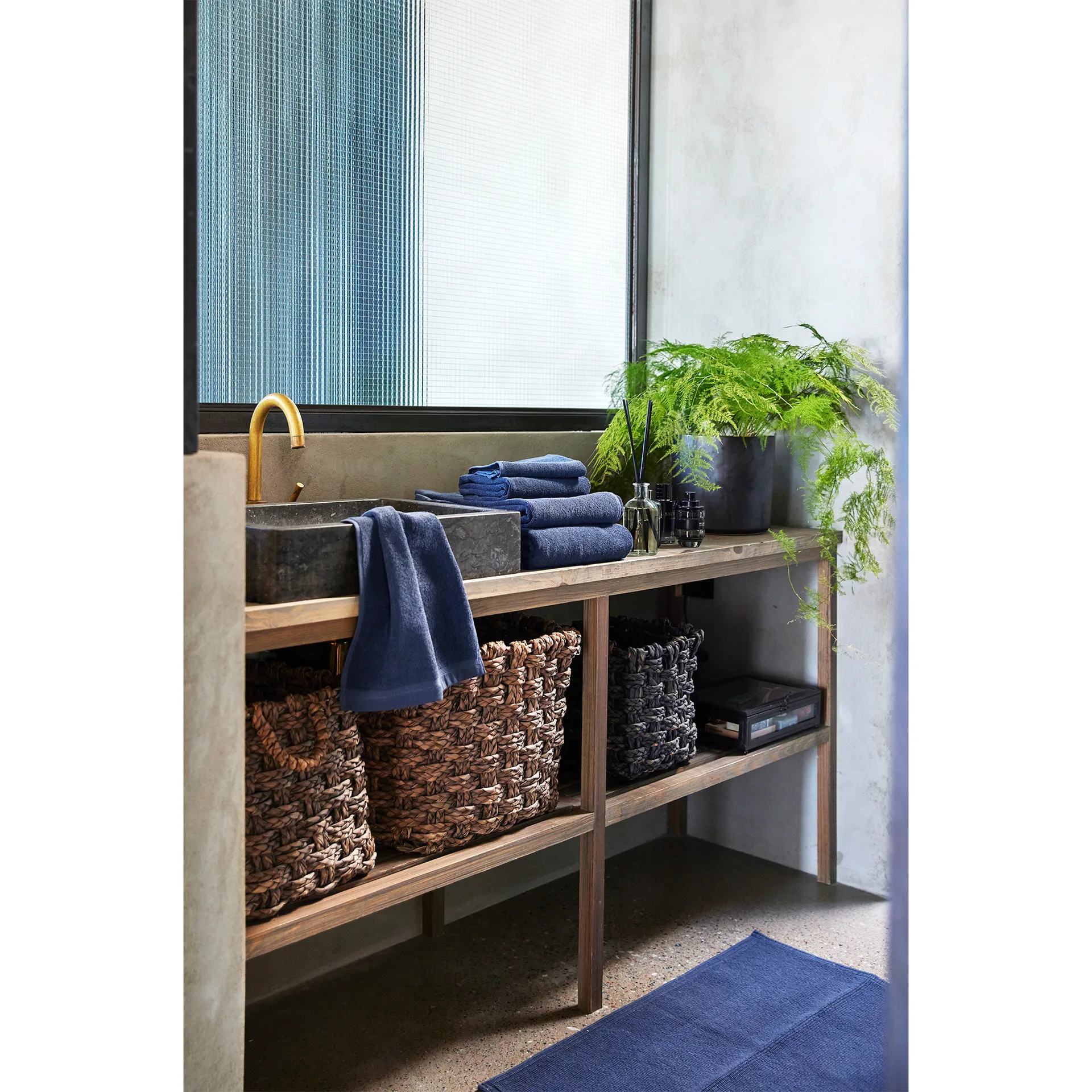 Love bath mat 50x80 cm, Indigo Himla