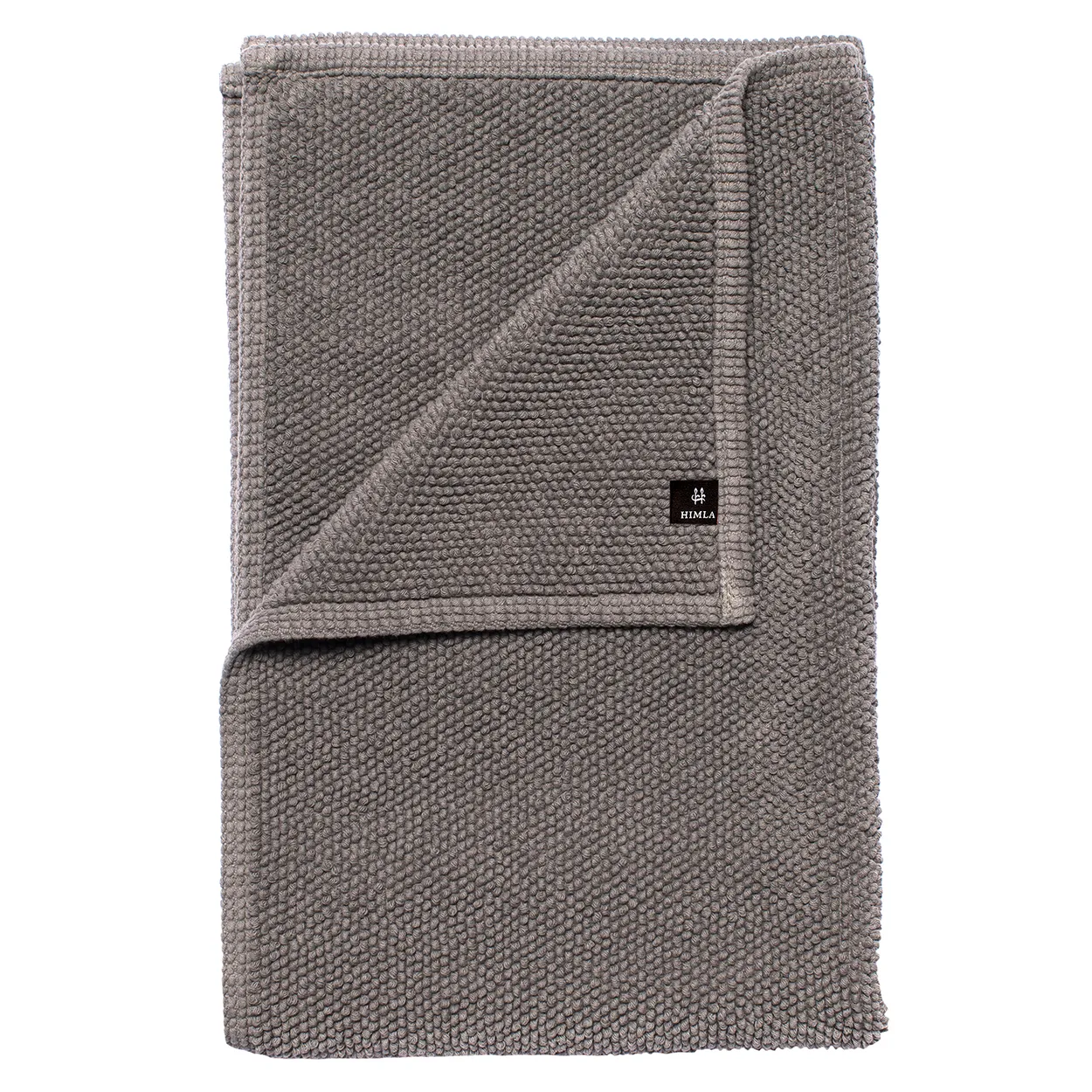 Himla Max bathroom rug 60x90 cm Lead (grey) | Scandinavian Design | Bath mats | Grey