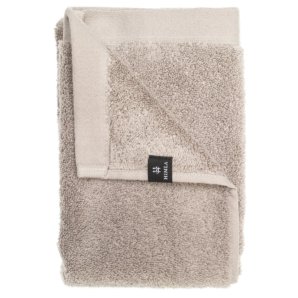Himla Maxime ecological towel lead 100x150 cm | Scandinavian Design | Hand towels | Beige