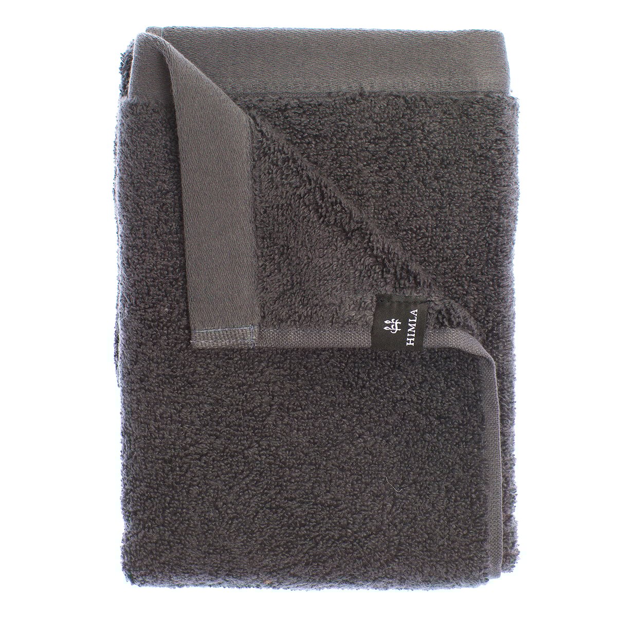 Himla Maxime organic towel slate 70x140 cm | Scandinavian Design | Hand towels | Grey
