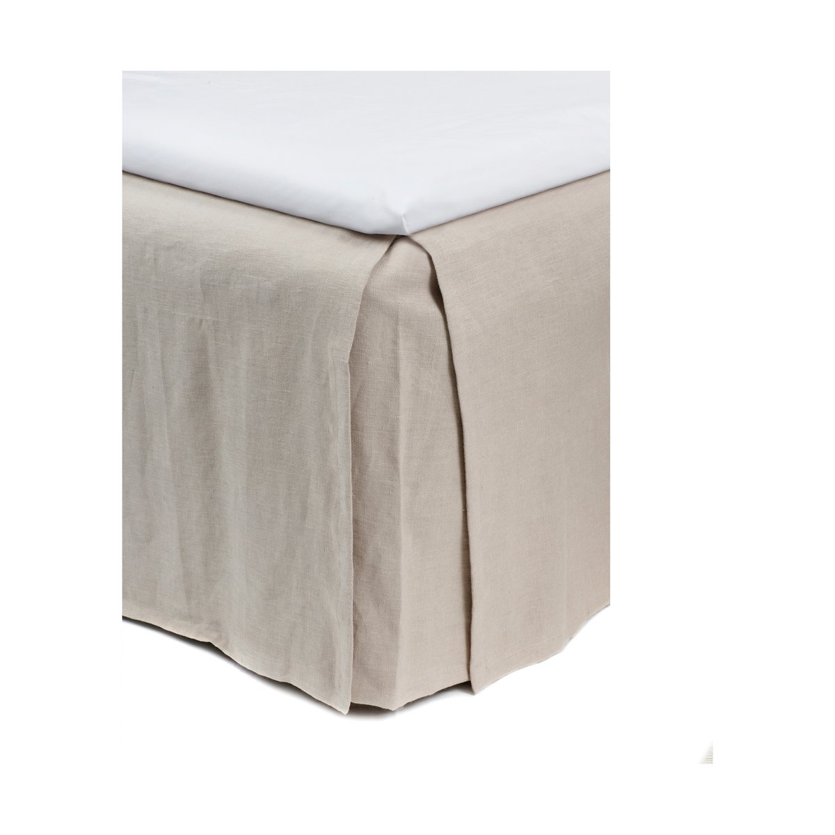 Himla Miramar bed skirt 180x220x52 Greige | Scandinavian Design | Valances | Beige