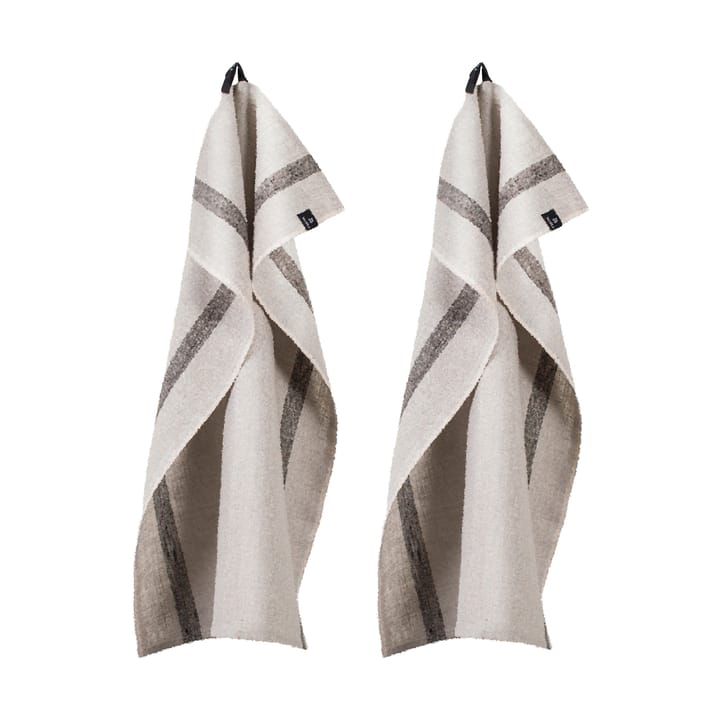 Nelly kitchen towel 50x70 cm 2-pack - Ash - Himla