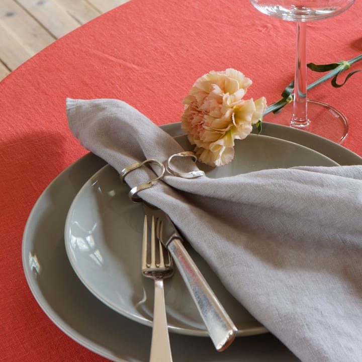 Oslo napkin ring 4-pack, silver Himla