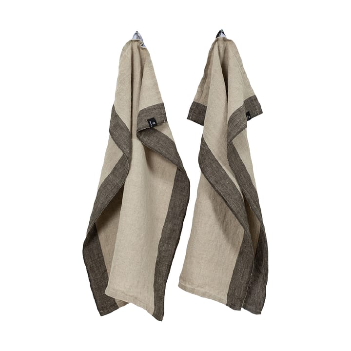 Randolf kitchen towel 50x70 cm 2-pack - Kohl-natural - Himla