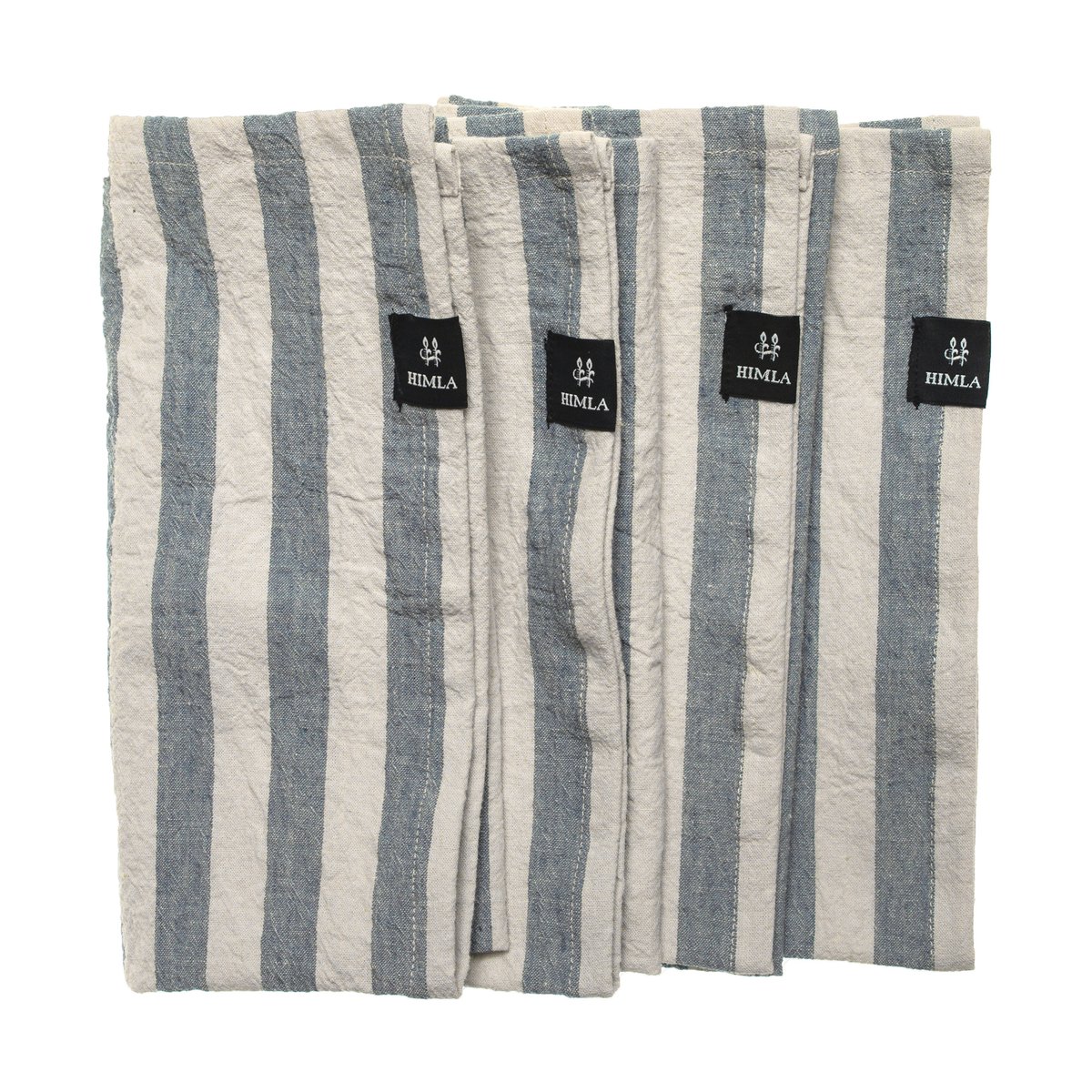 Himla Riviera fabric napkin 45x45 cm 4-pack Azure