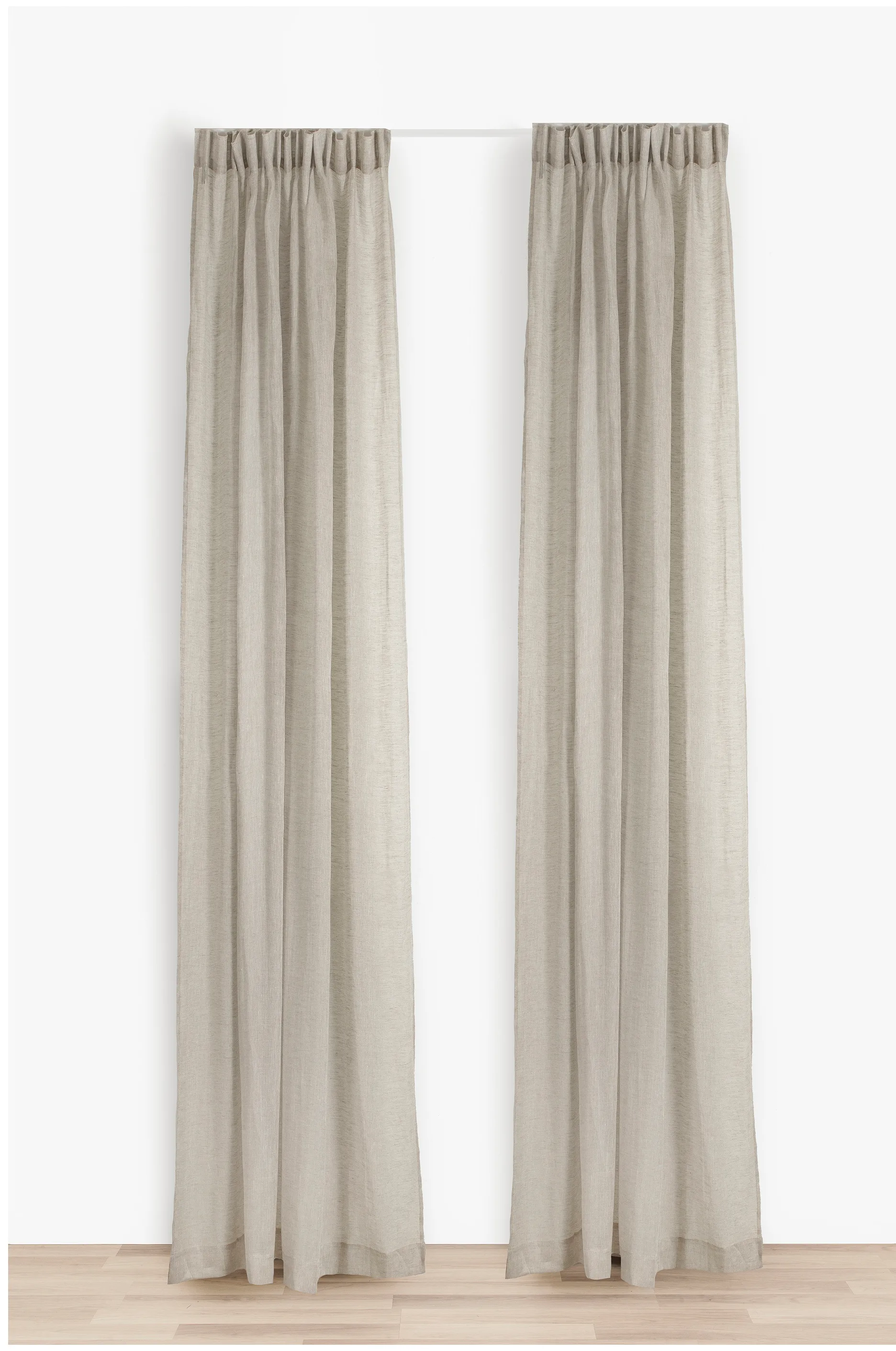 Skylight curtain with ironing strip 140x290 cm, Oatmeal Himla