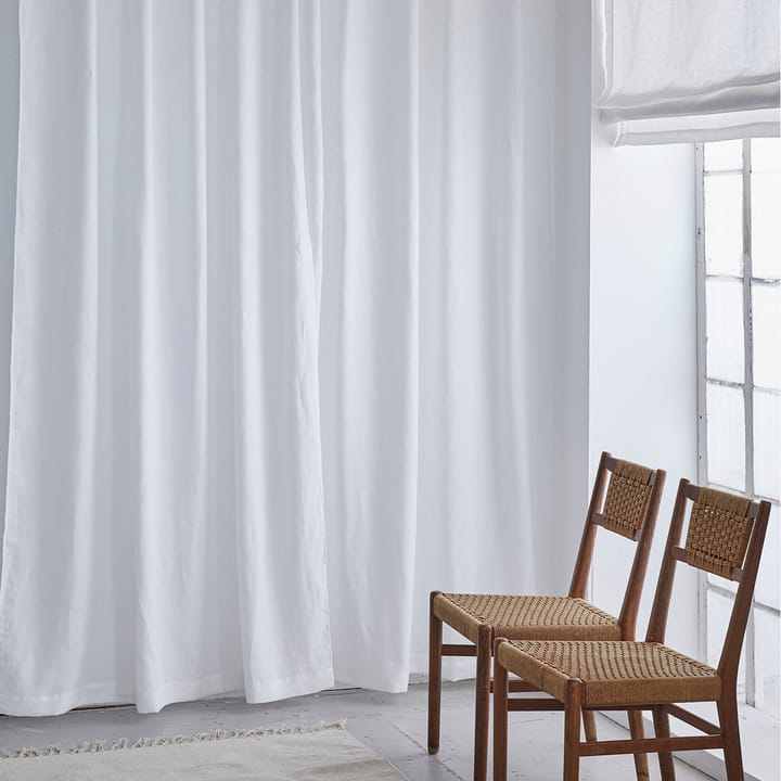 Springtime curtain with ironing strip 280x290 cm, white Himla
