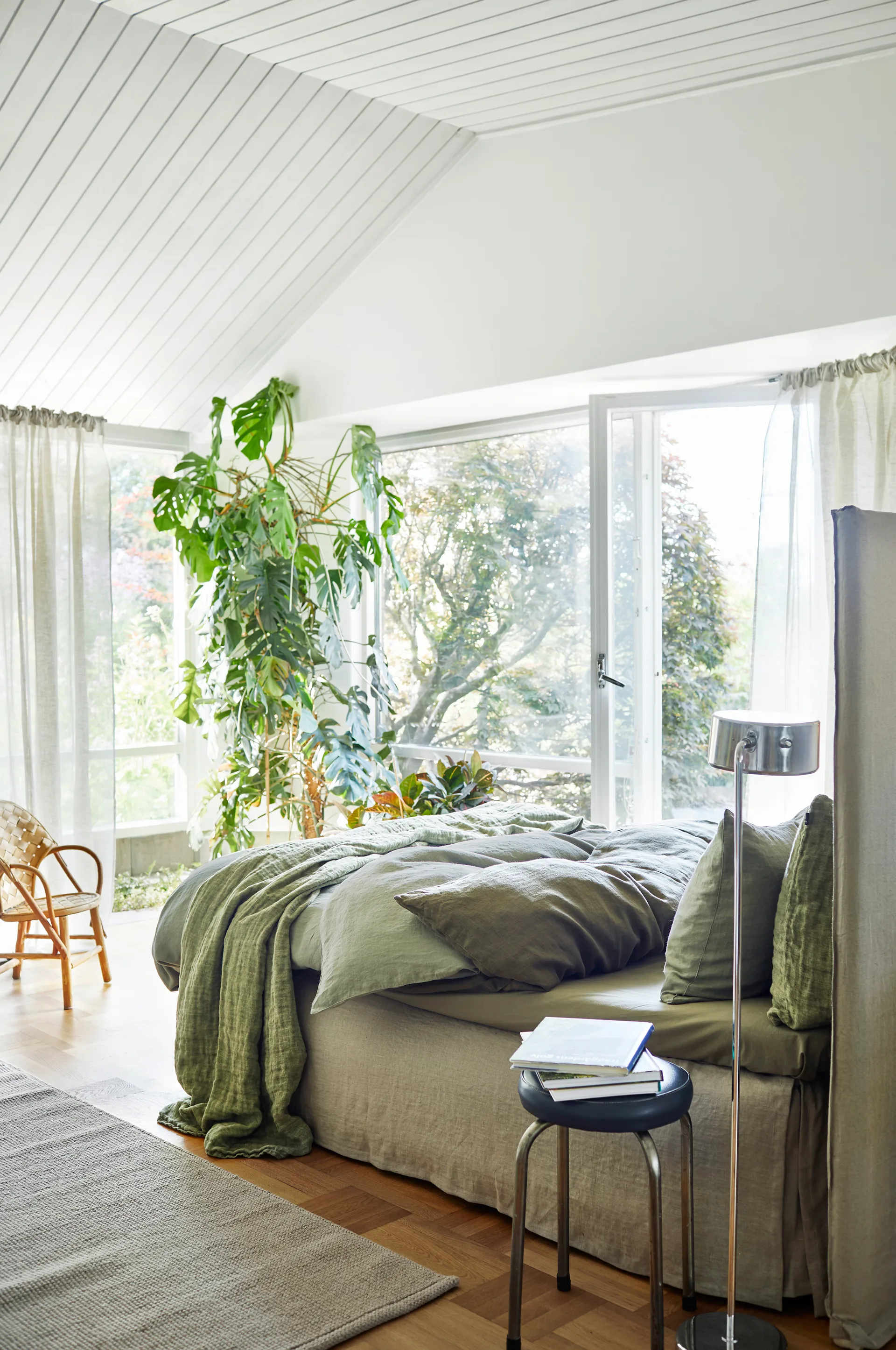 Sunrise bedsheet 150x210 cm, Sage Himla