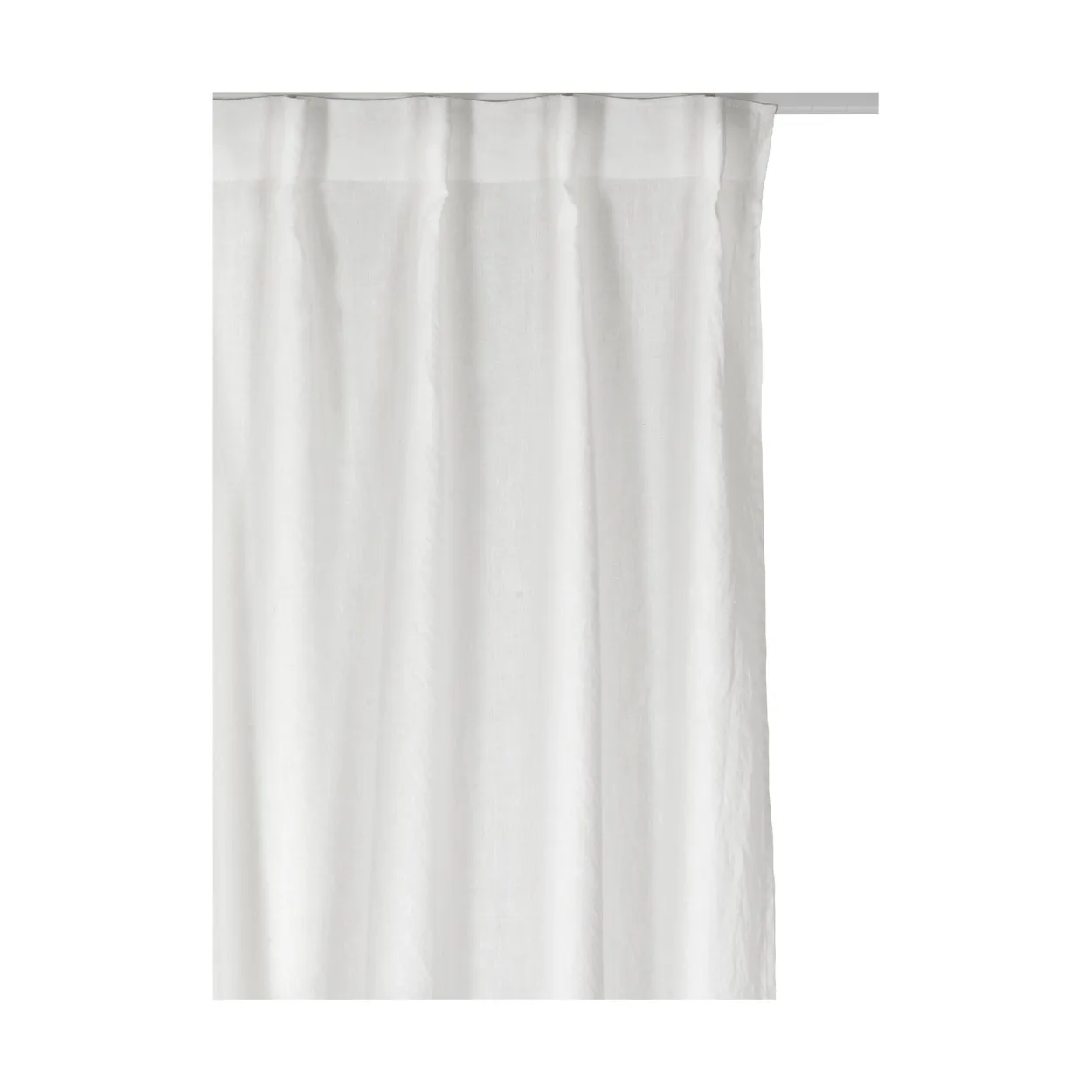 Himla Sunrise curtain with pleat band 140x250 cm White