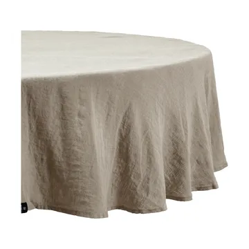 Sunrise round linen tablecloth - Vintage (grey), Ø220 cm - Himla