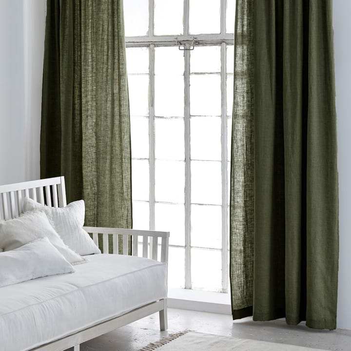 Sunshine curtain with tie 140x290 cm - khaki - Himla