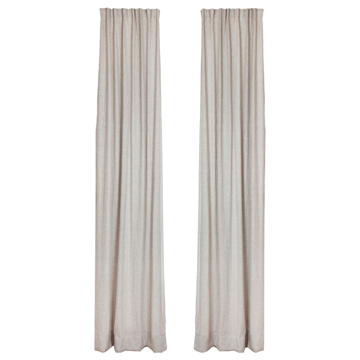 Sunshine curtain with tie 140x290 cm - Oatmeal (nature) - Himla