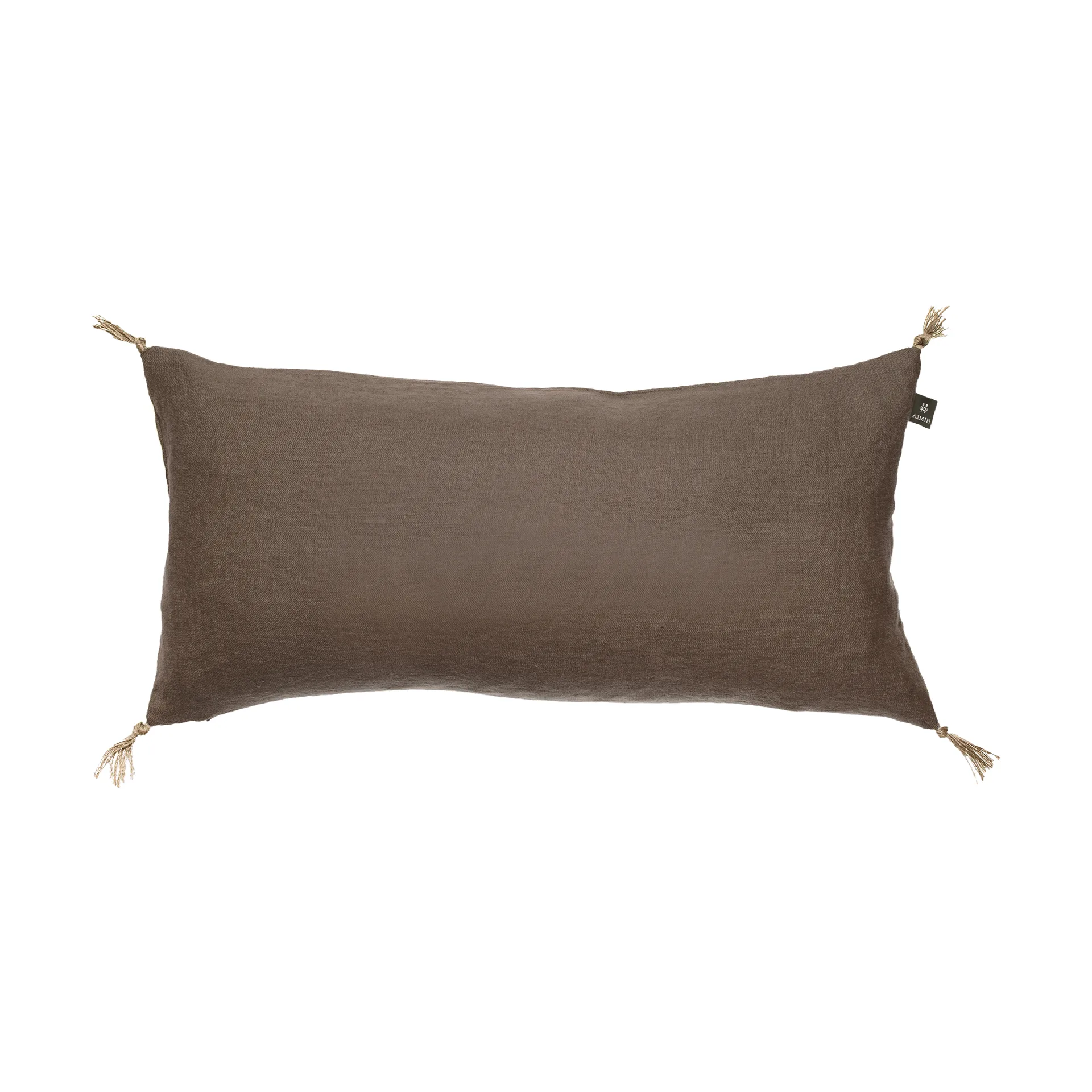 Sunshine cushion cover tassel 30x60 cm, Coffee Himla