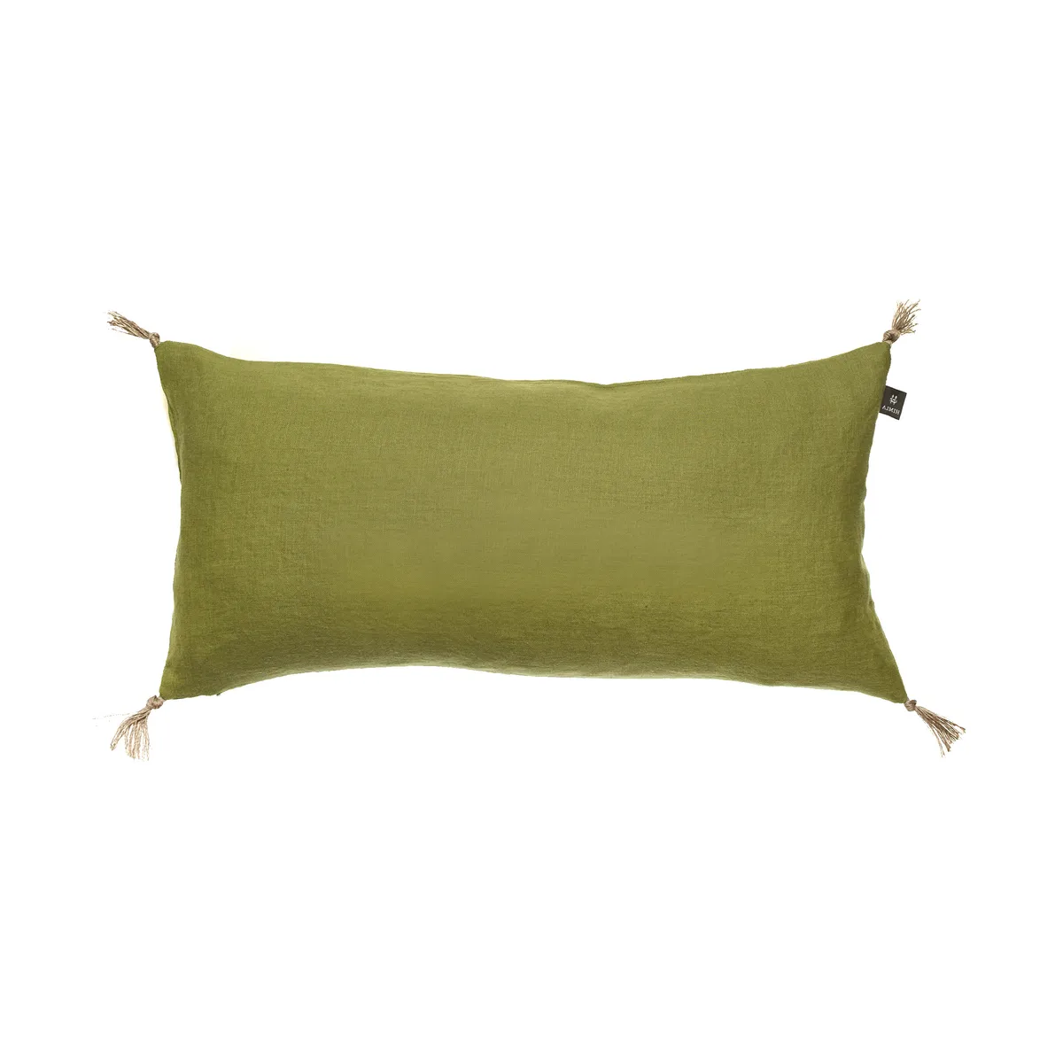 Himla Sunshine cushion cover tassel 30x60 cm Greenery