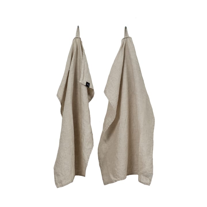 Sunshine kitchen towel 2-pack - Oatmeal - Himla