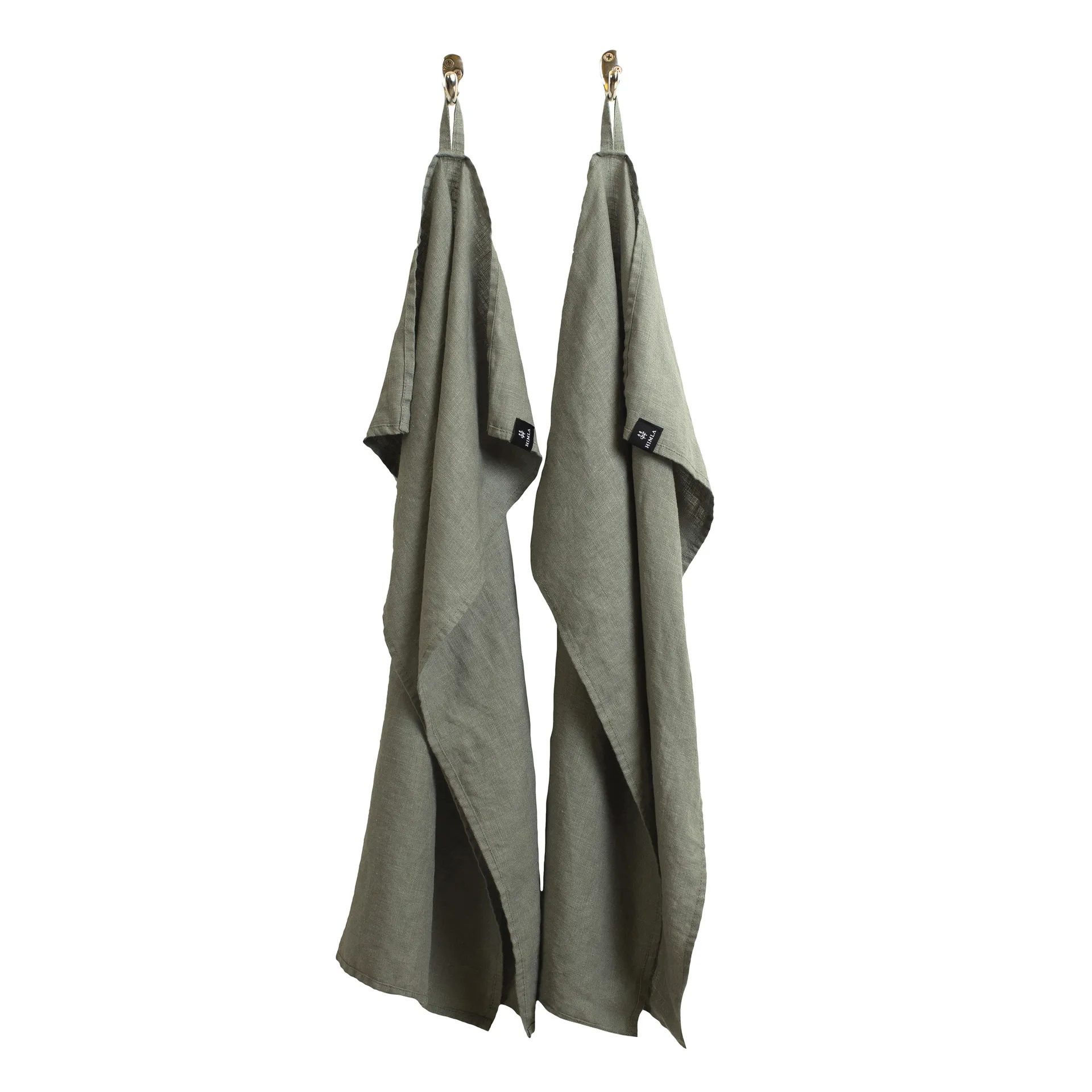 Sunshine kitchen towel 2-pack, Sage Himla