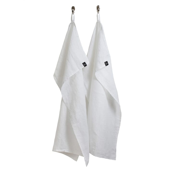 Sunshine kitchen towel 2-pack - White - Himla