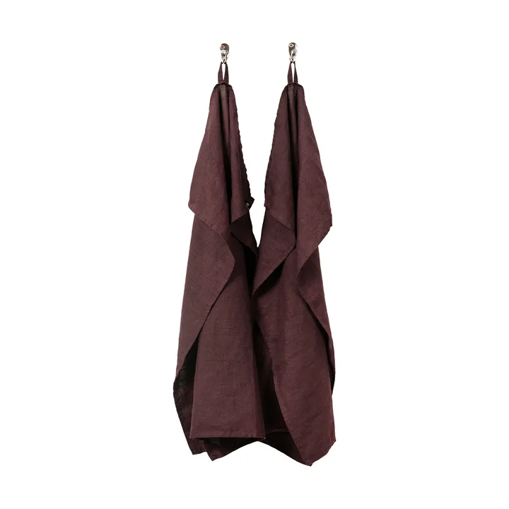 Sunshine kitchen towel 50x70 cm - Burgundy (red) - Himla