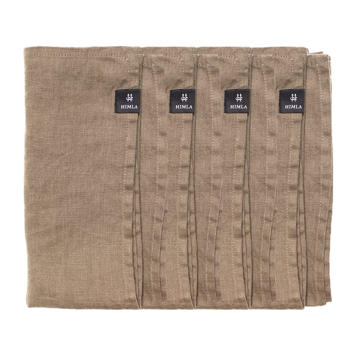 Sunshine napkin 4-pack - Clay (brown) - Himla