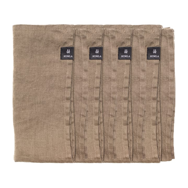 Sunshine napkin 4-pack - Clay (brown) - Himla
