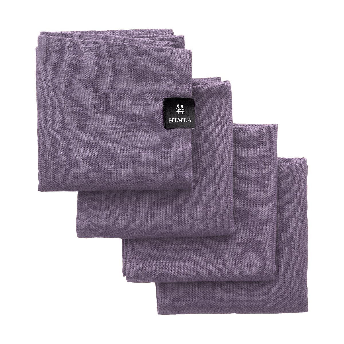 Himla Sunshine napkin 4-pack Lavender | Scandinavian Design | Linen & cotton napkins | Purple