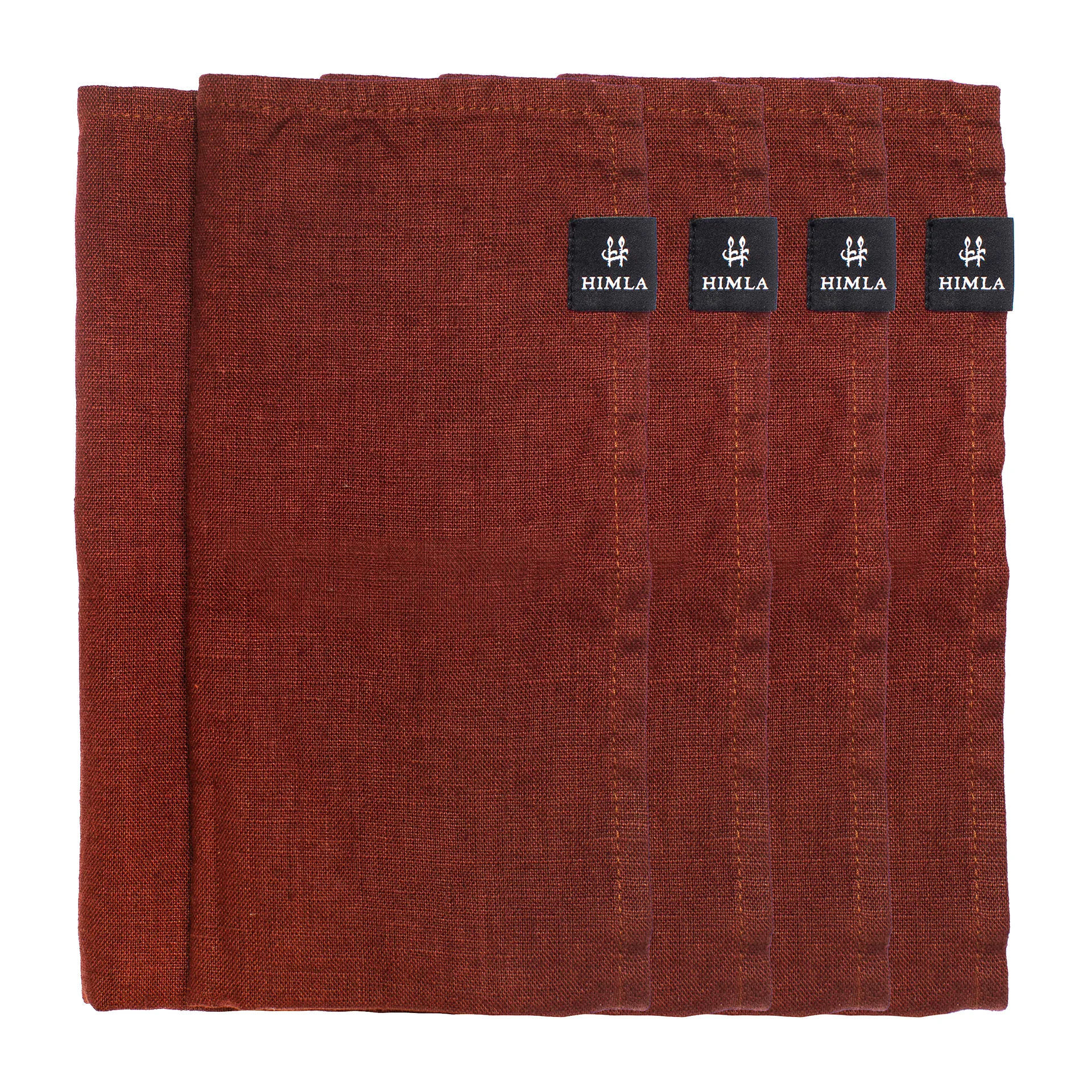 Sunshine napkin 4-pack, Lingonberry (red) Himla