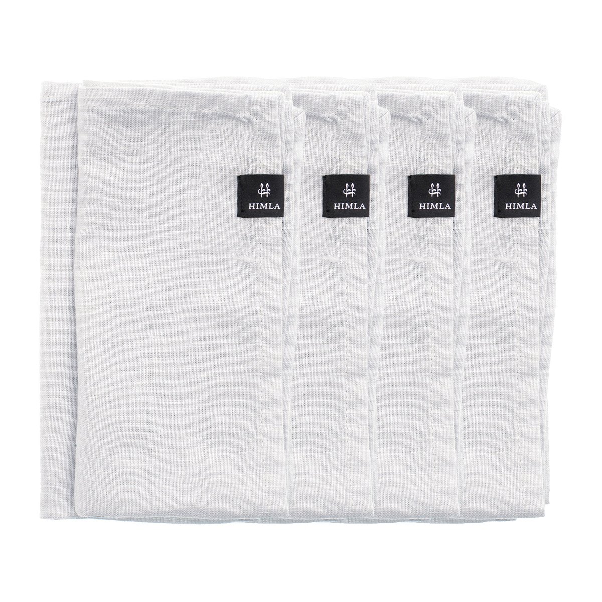 Himla Sunshine napkin 4-pack white | Scandinavian Design | Linen & cotton napkins | White