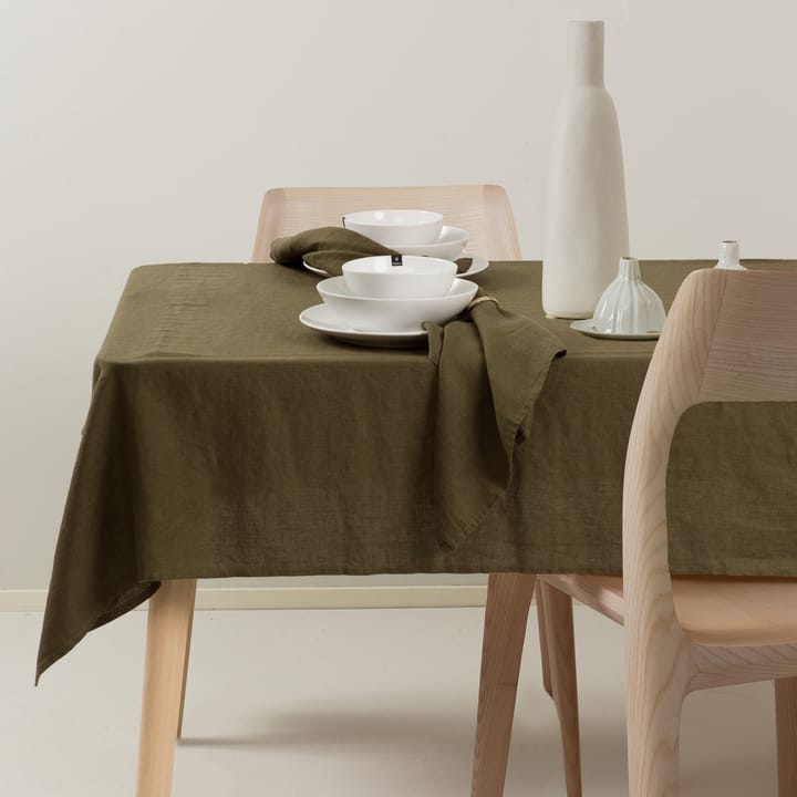 Sunshine table cloth 145x330 cm - khaki - Himla