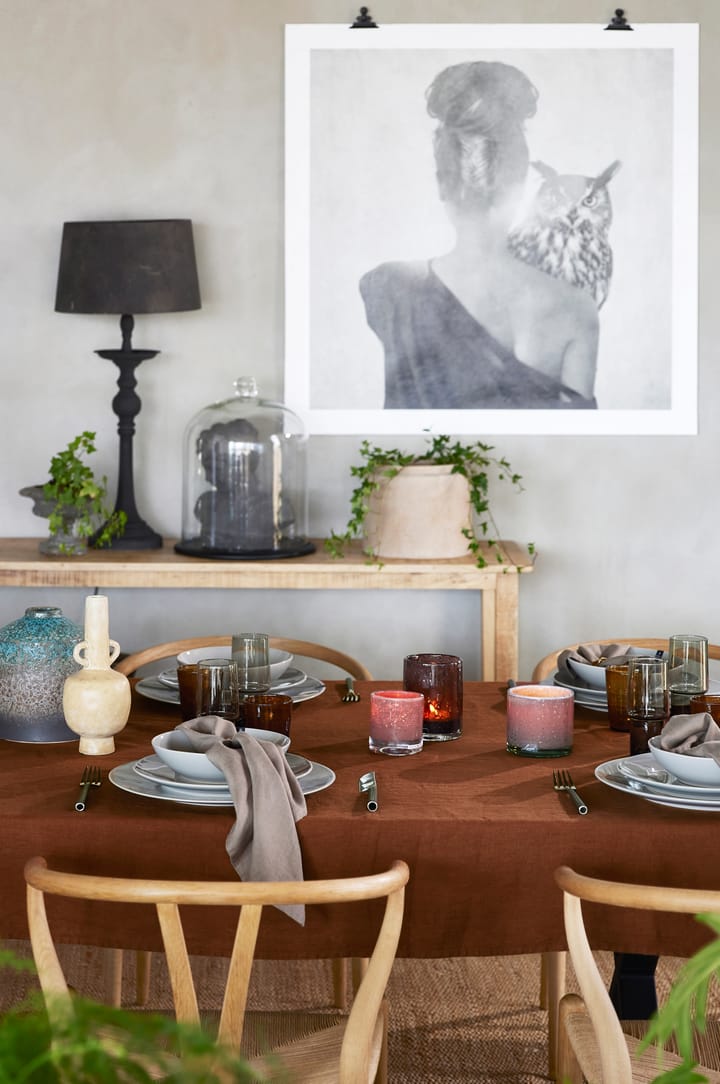 Sunshine table cloth 145x330 cm - Rustique (brown) - Himla