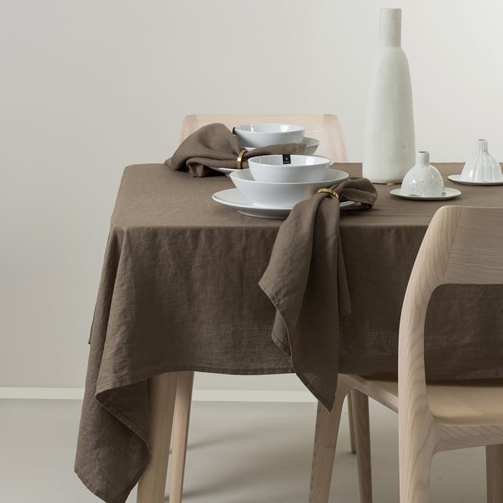 Sunshine tablecloth 145x250 cm - Clay - Himla
