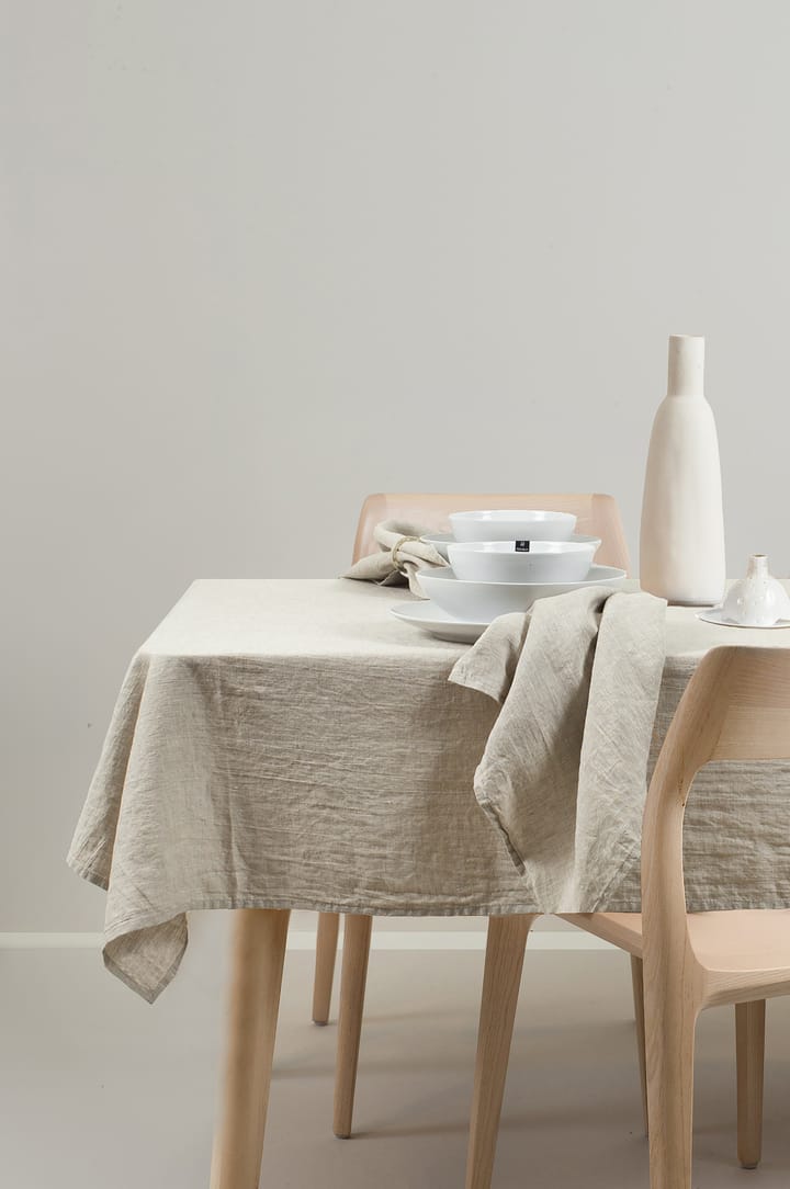 Sunshine tablecloth 145x330 cm - Oatmeal (Natural) - Himla