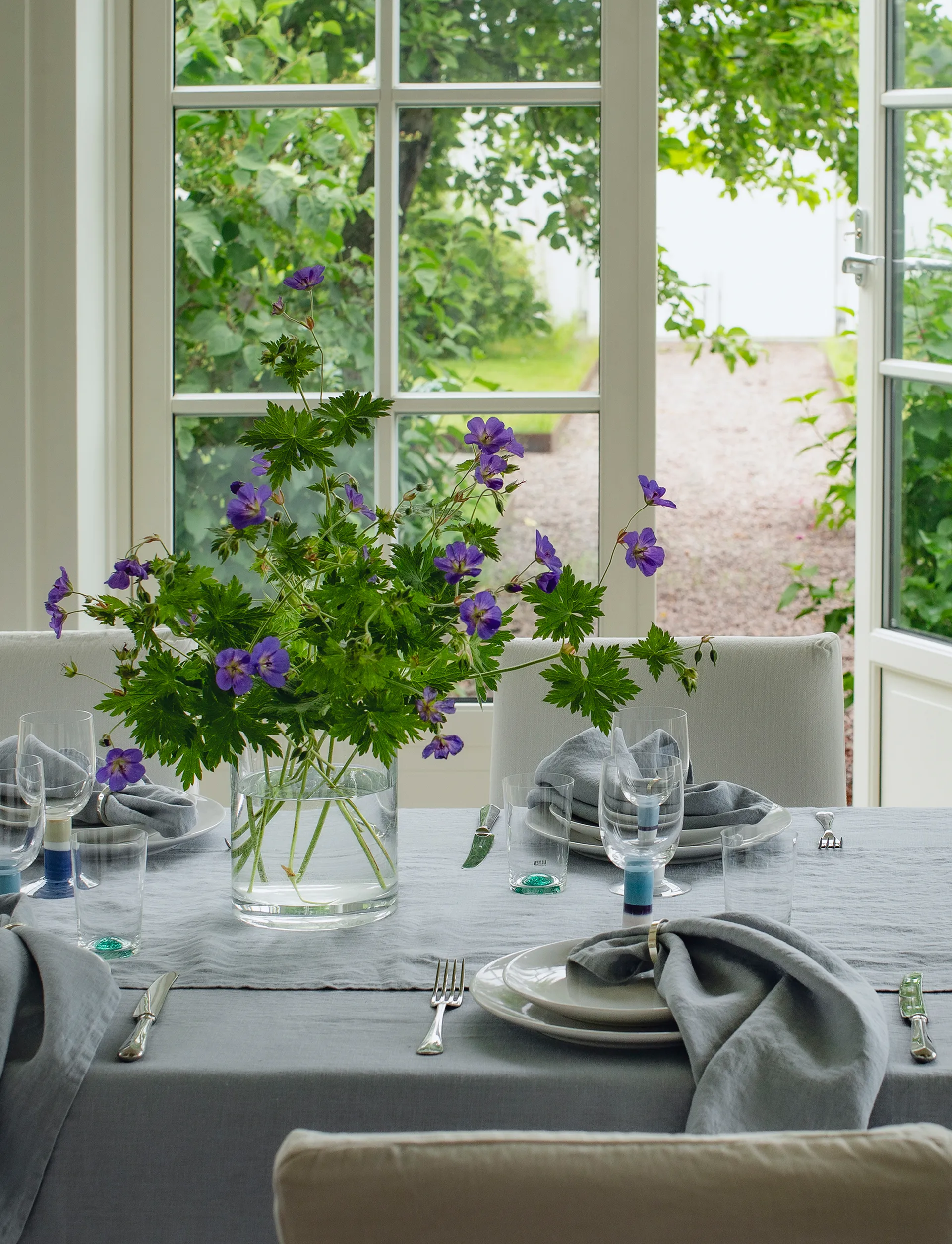 Sunshine tablecloth, Heavenly, 140x330 cm Himla