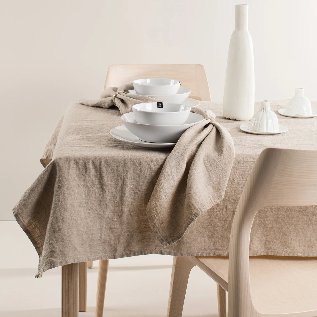 Sunshine tablecloth natural, 145x250 cm Himla