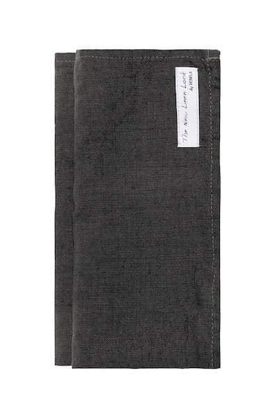 Tablecloth Sunshine kohl 145x330cm - Dark gray - Himla