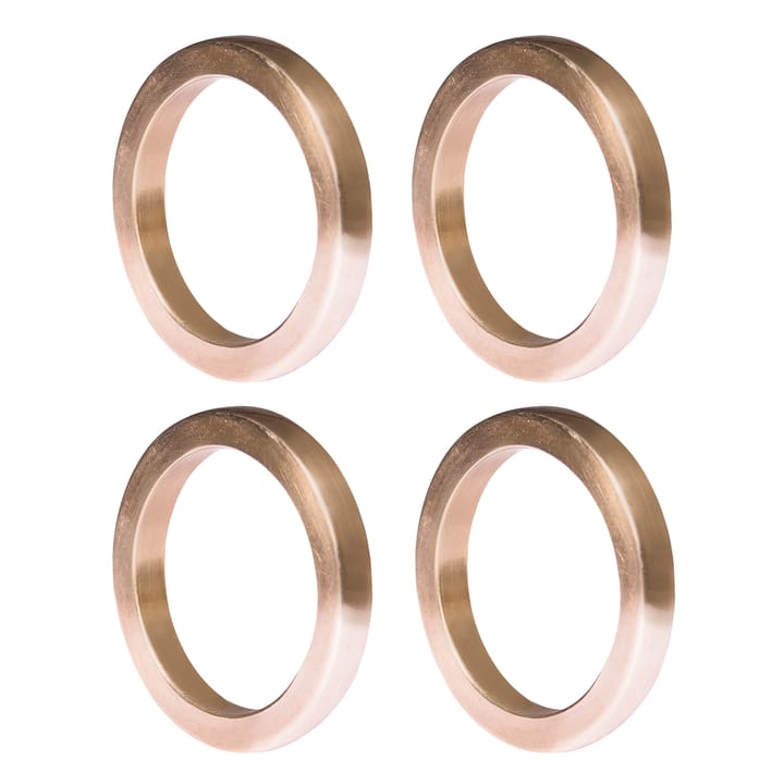 Vasa napkin ring 4-pack - bronze - Himla