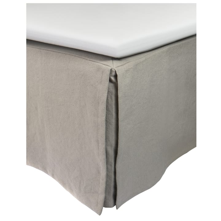 Weeknight bed skirt 160x220x52 cm - Ash (grey) - Himla