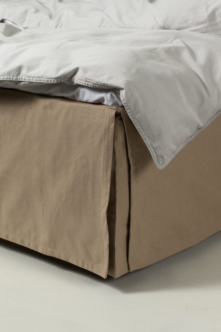 Weeknight bed skirt 160x220x52 cm - Mind (beige) - Himla