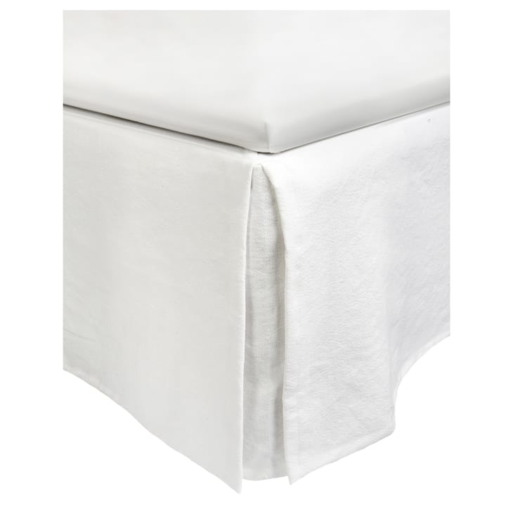 Weeknight bed skirt 160x220x52 cm - White - Himla