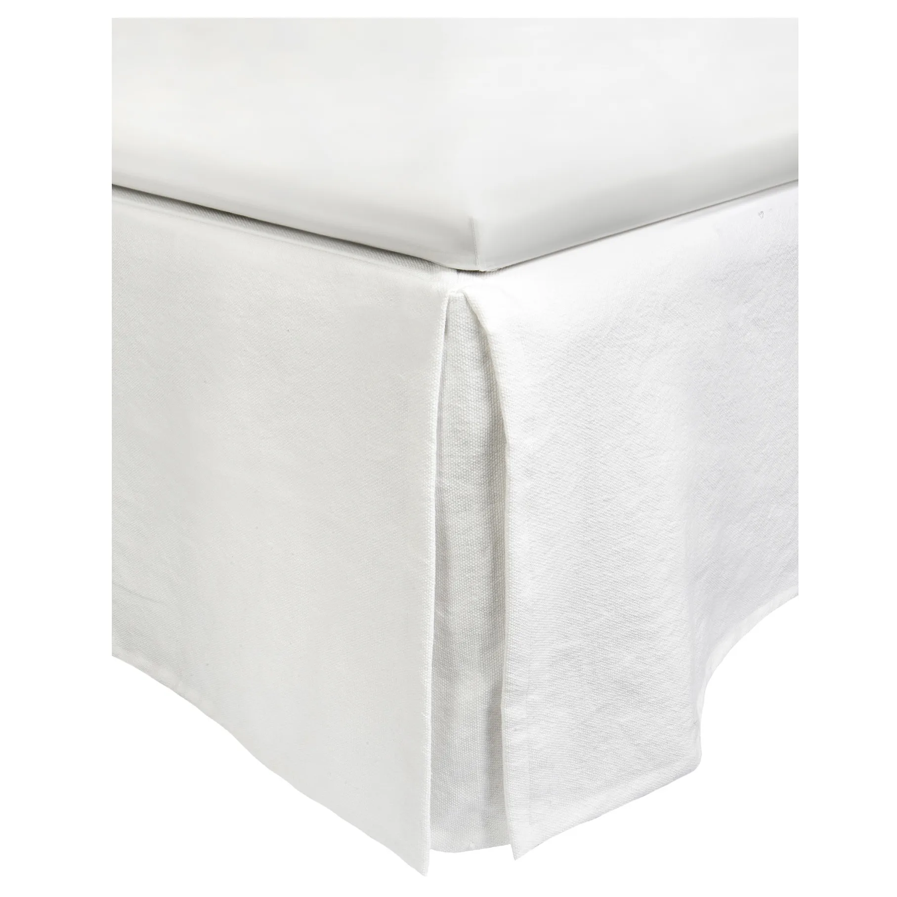Weeknight bed skirt 160x220x52 cm, White Himla