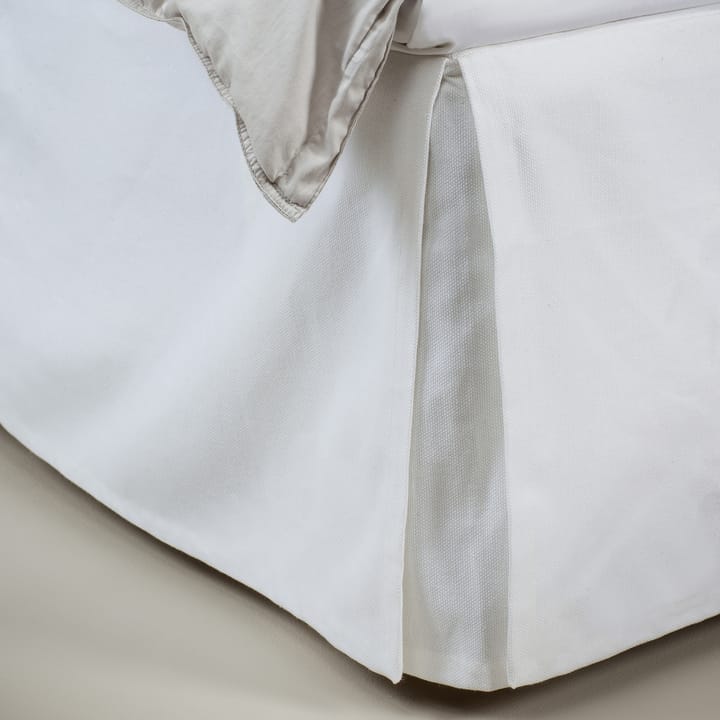 Weeknight bed skirt 160x220x52 cm - White - Himla
