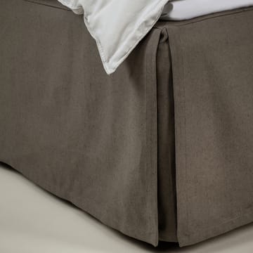 Weeknight bed skirt 180x220x52 cm - Charcoal - Himla